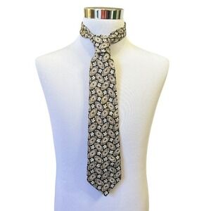 Barrington Necktie Mens USA Designer 100% Imported Silk‎ Geometric Green